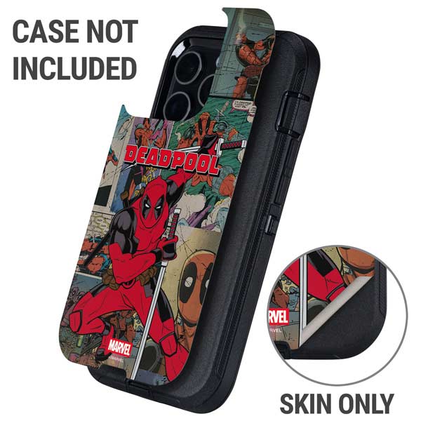Marvel Deadpool Deadpool Collage Otterbox Defender iPhone Skin