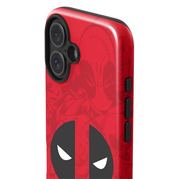 Marvel Deadpool Deadpool Emblem iPhone 16 Plus Impact Case