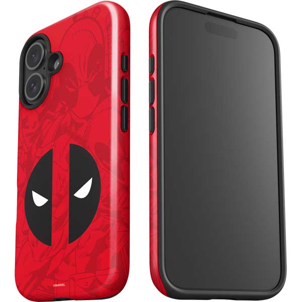 Marvel Deadpool Deadpool Emblem iPhone 16 Plus Impact Case