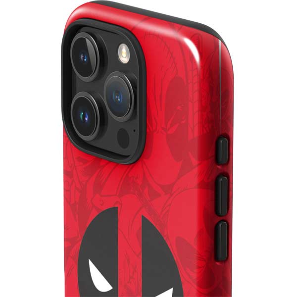Marvel Deadpool Deadpool Emblem iPhone 16 Pro Impact Case