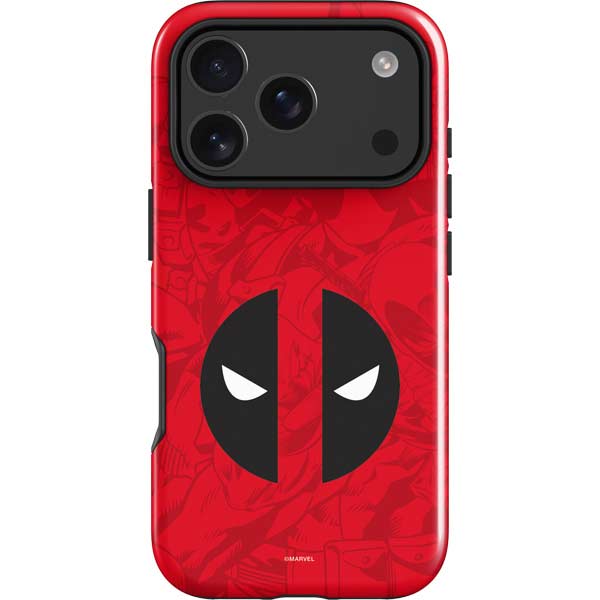 Marvel Deadpool Deadpool Emblem iPhone 17 Pro Max Impact Case