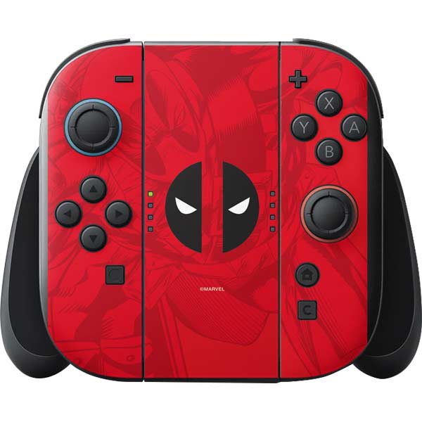Marvel Deadpool Deadpool Emblem Nintendo Switch 2 (2025) with Joy-Con Skin