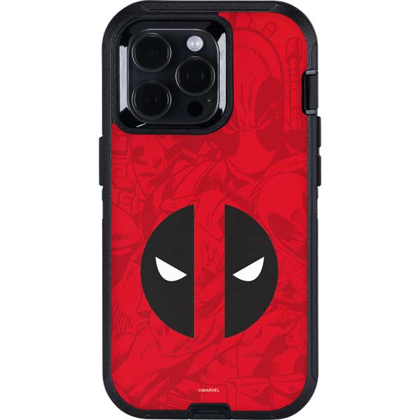 Marvel Deadpool Deadpool Emblem Otterbox Defender iPhone Skin