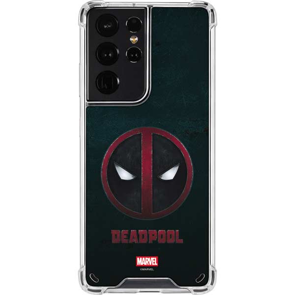Marvel Deadpool Legacy Deadpool Logo Galaxy S21 Ultra 5G Clear Case
