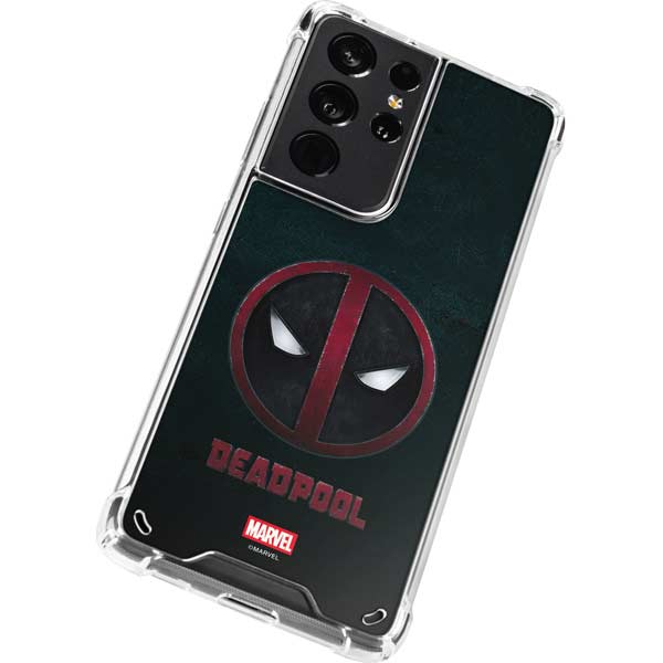 Marvel Deadpool Legacy Deadpool Logo Galaxy S21 Ultra 5G Clear Case