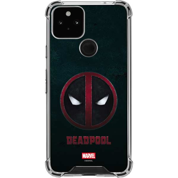 Marvel Deadpool Legacy Deadpool Logo Google Pixel 5 Clear Case