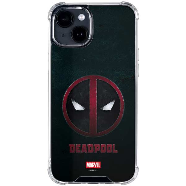 Marvel Deadpool Legacy Deadpool Logo iPhone 15 Plus Clear Case