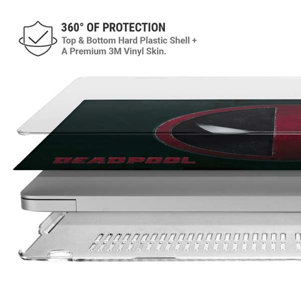 Marvel Deadpool Legacy Deadpool Logo MacBook Pro 15in (2016-19) Case plus Skin