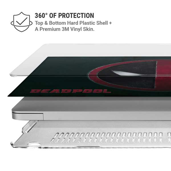 Marvel Deadpool Legacy Deadpool Logo MacBook Pro 16in (2019-20) Case plus Skin