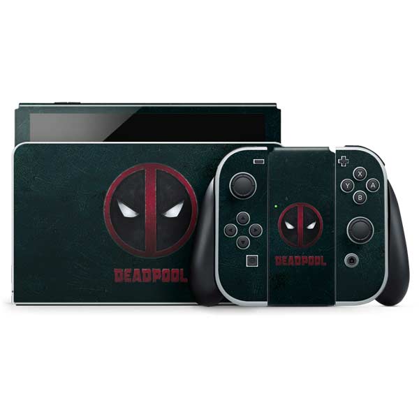 Marvel Deadpool Legacy Deadpool Logo Nintendo Switch OLED (2021) Skin