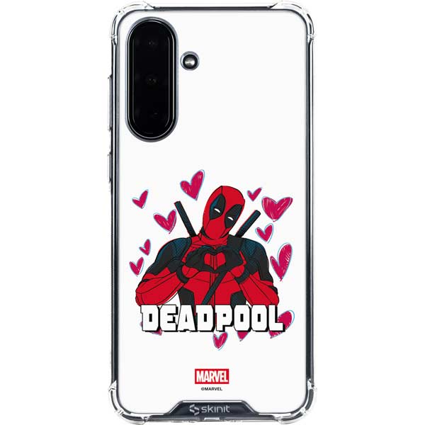 Marvel Deadpool Legacy Deadpool Love Galaxy A36 5G Clear Case