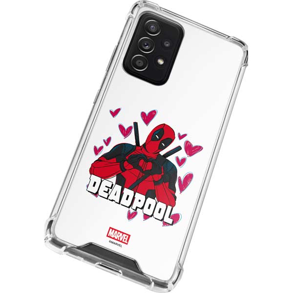 Marvel Deadpool Legacy Deadpool Love Galaxy A72 5G Clear Case