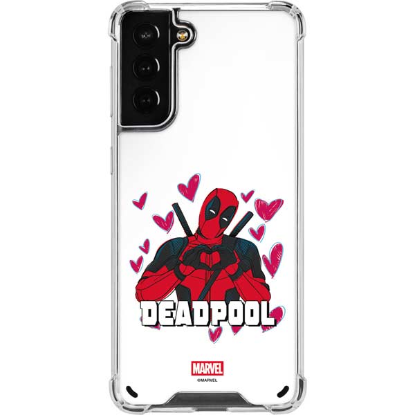 Marvel Deadpool Legacy Deadpool Love Galaxy S21 Plus 5G Clear Case