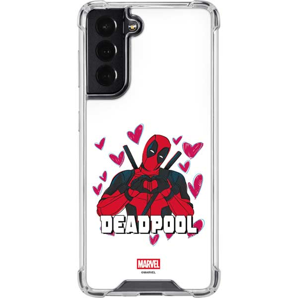 Marvel Deadpool Legacy Deadpool Love Galaxy S22 Clear Case