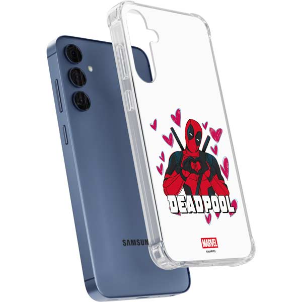 Marvel Deadpool Legacy Deadpool Love Galaxy S24 Clear Case