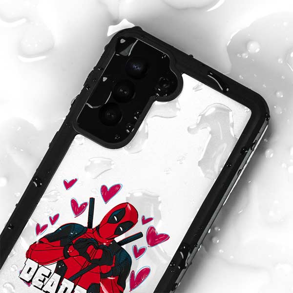 Marvel Deadpool Legacy Deadpool Love Galaxy S24 Waterproof Case