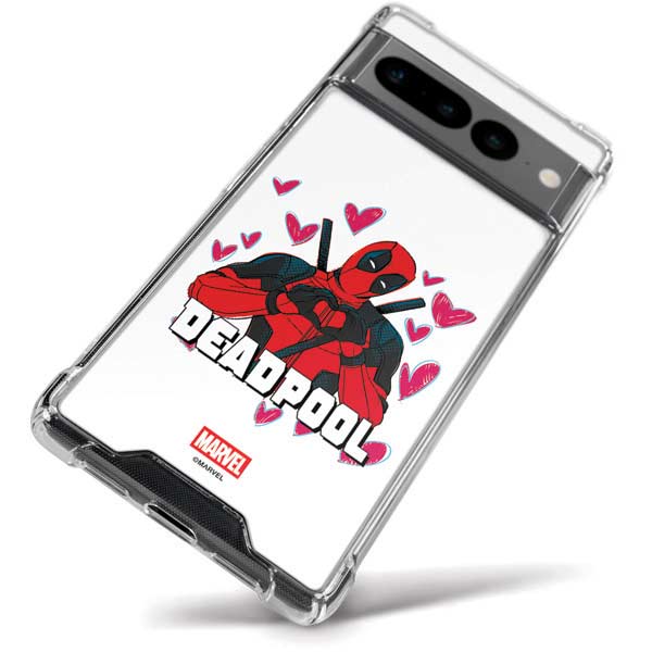 Marvel Deadpool Legacy Deadpool Love Google Pixel 7 Pro Clear Case