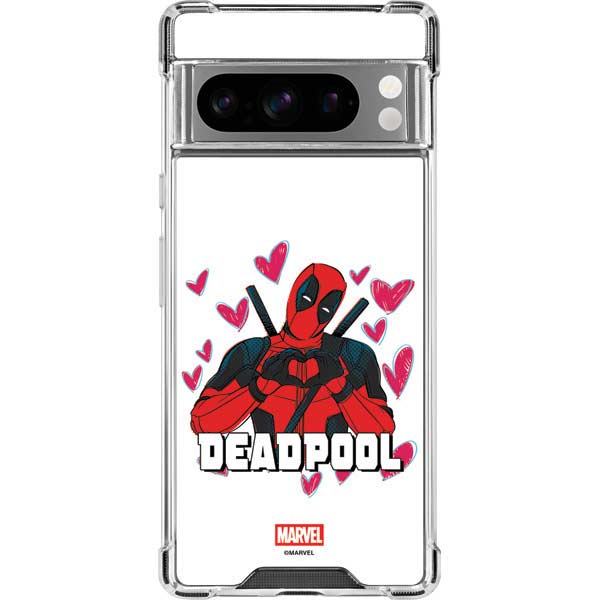 Marvel Deadpool Legacy Deadpool Love Google Pixel 8 Pro Clear Case
