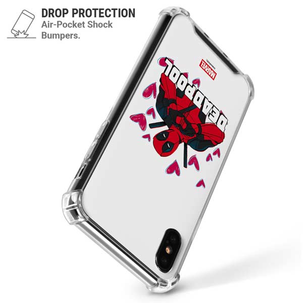 Marvel Deadpool Legacy Deadpool Love iPhone X/XS Clear Case