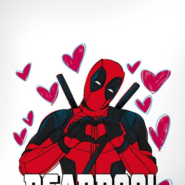 Marvel Deadpool Legacy Deadpool Love iPhone XS Max Skin
