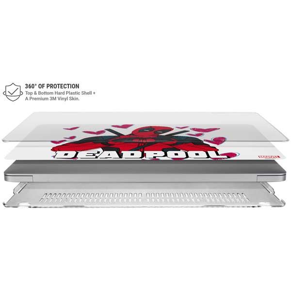 Marvel Deadpool Legacy Deadpool Love MacBook Air 15in (2023-2025) Case plus Skin