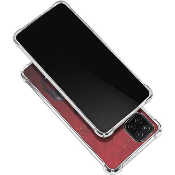 Marvel Deadpool Legacy Deadpool Red Poster Galaxy A12 Clear Case