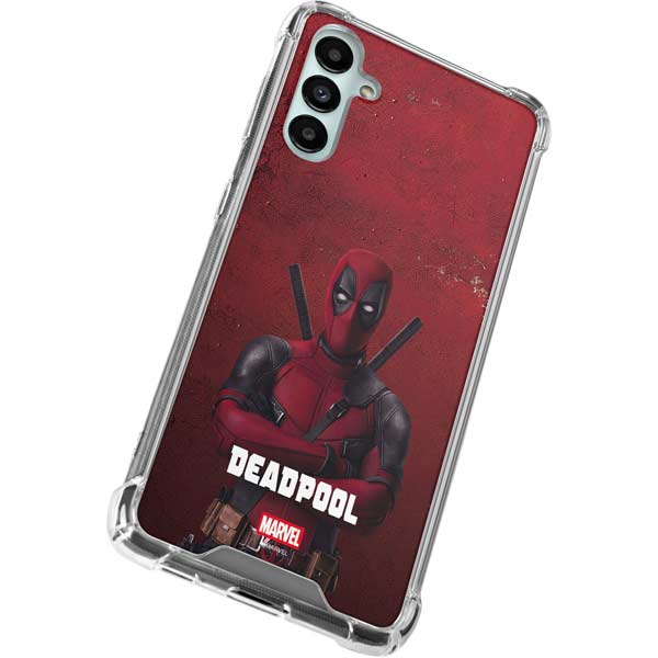 Marvel Deadpool Legacy Deadpool Red Poster Galaxy A14 5G Clear Case