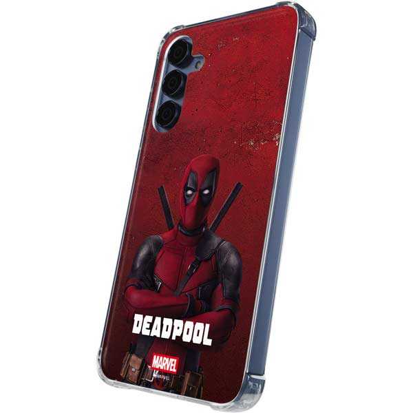 Marvel Deadpool Legacy Deadpool Red Poster Galaxy A35 5G Clear Case