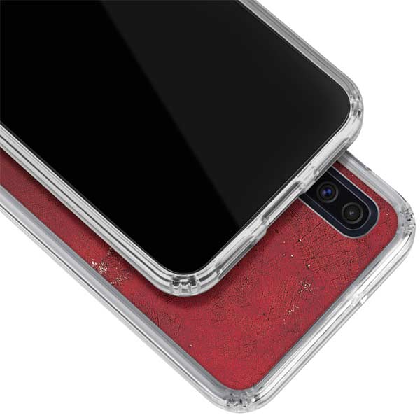 Marvel Deadpool Legacy Deadpool Red Poster Galaxy A50 Clear Case