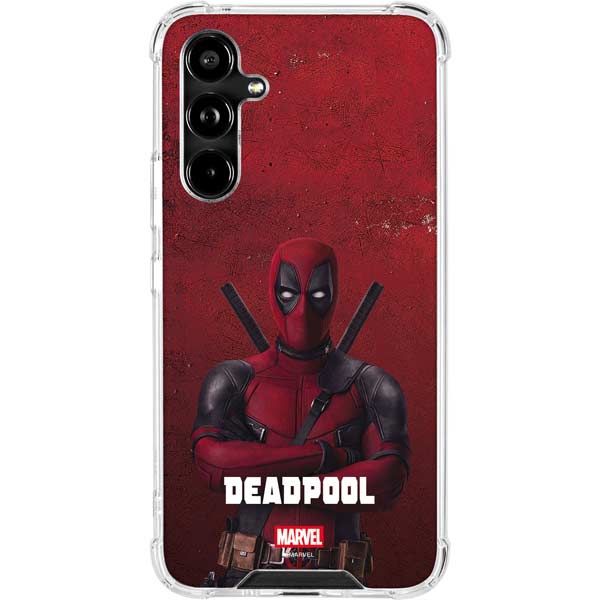 Marvel Deadpool Legacy Deadpool Red Poster Galaxy A54 5G Clear Case
