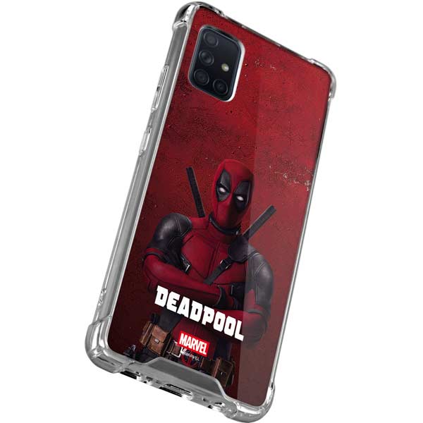 Marvel Deadpool Legacy Deadpool Red Poster Galaxy A71 5G Clear Case