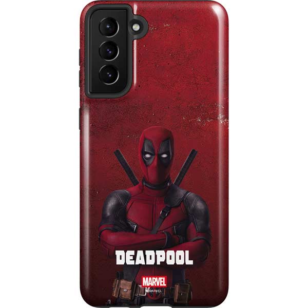 Marvel Deadpool Legacy Deadpool Red Poster Galaxy S21 FE Pro Case