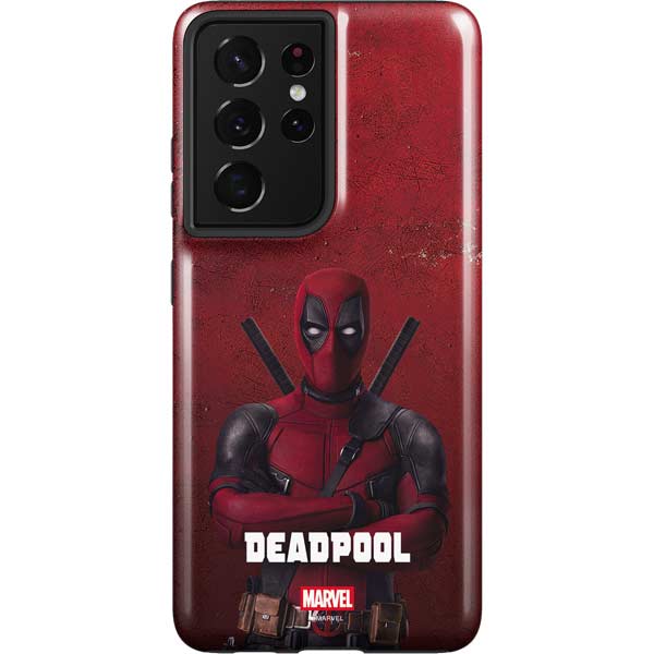 Marvel Deadpool Legacy Deadpool Red Poster Galaxy S21 Ultra 5G Pro Case