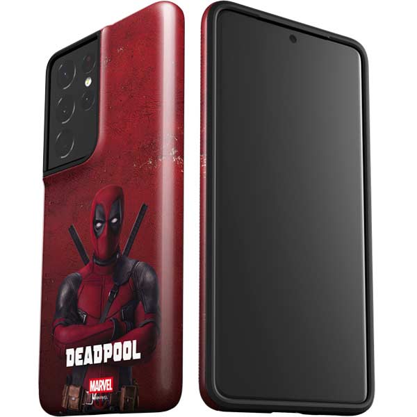 Marvel Deadpool Legacy Deadpool Red Poster Galaxy S21 Ultra 5G Pro Case