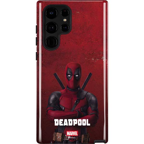 Marvel Deadpool Legacy Deadpool Red Poster Galaxy S22 Ultra Pro Case