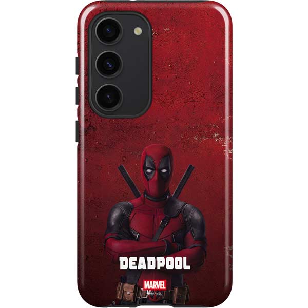 Marvel Deadpool Legacy Deadpool Red Poster Galaxy S23 Pro Case