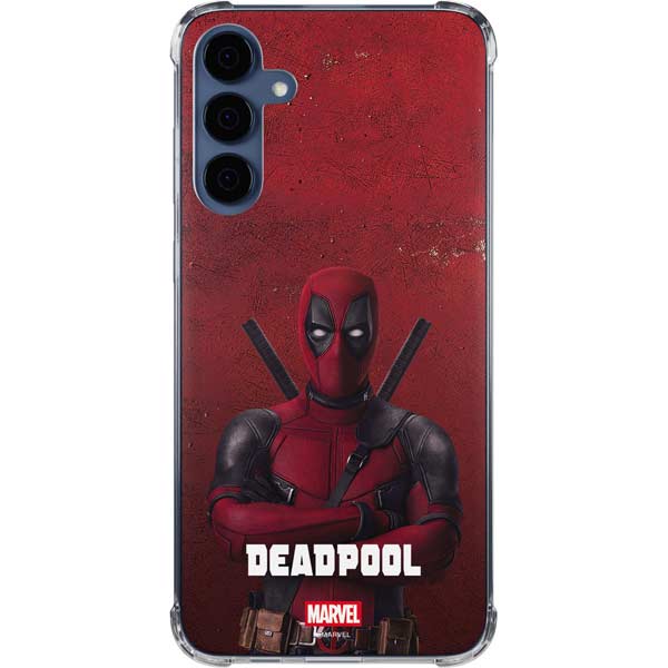 Marvel Deadpool Legacy Deadpool Red Poster Galaxy S24 Clear Case