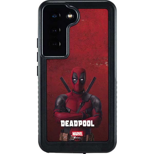 Marvel Deadpool Legacy Deadpool Red Poster Galaxy S24 Waterproof Case