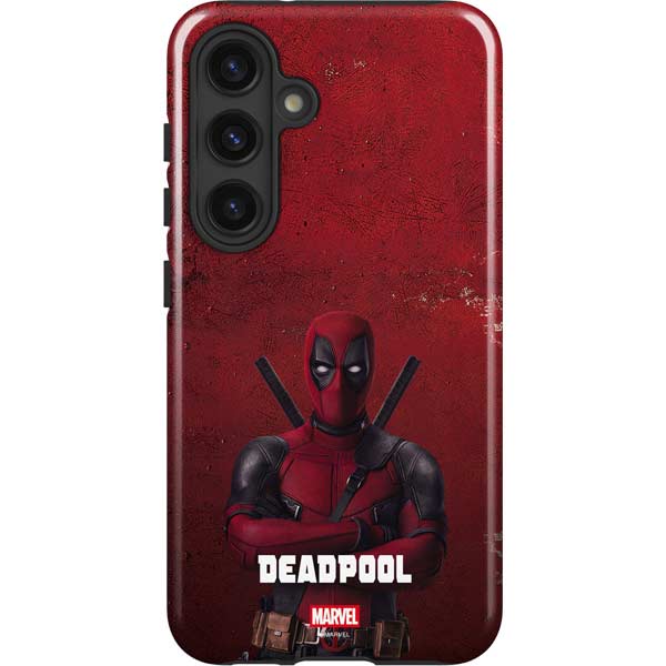 Marvel Deadpool Legacy Deadpool Red Poster Galaxy S25 Impact Case