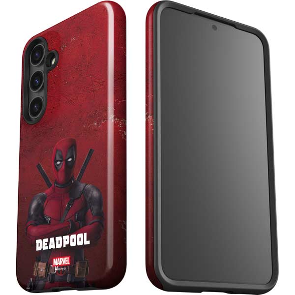 Marvel Deadpool Legacy Deadpool Red Poster Galaxy S25 Impact Case