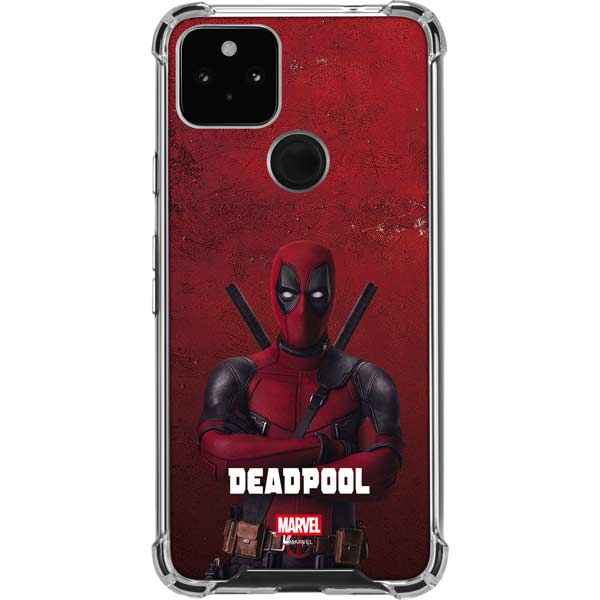 Marvel Deadpool Legacy Deadpool Red Poster Google Pixel 4a 5G Clear Case