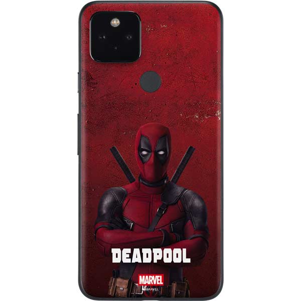 Marvel Deadpool Legacy Deadpool Red Poster Google Pixel 5a Skin
