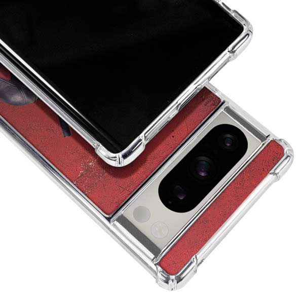 Marvel Deadpool Legacy Deadpool Red Poster Google Pixel 8 Pro Clear Case