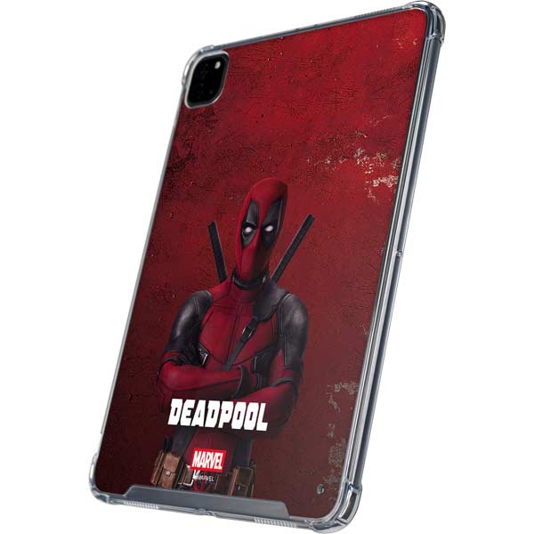 Marvel Deadpool Legacy Deadpool Red Poster iPad Pro 12.9in (2020) Clear Case