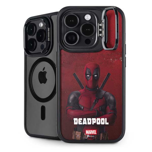 Marvel Deadpool Legacy Deadpool Red Poster iPhone 13 Pro Max Kickstand Case