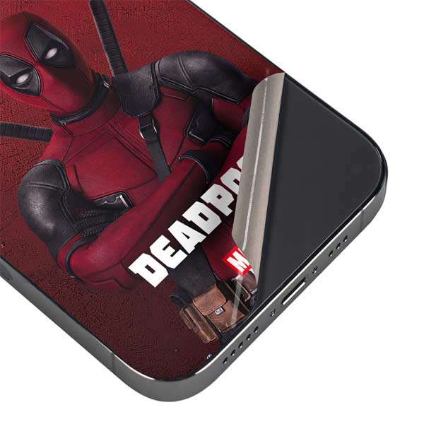 Marvel Deadpool Legacy Deadpool Red Poster iPhone 15 Pro Skin