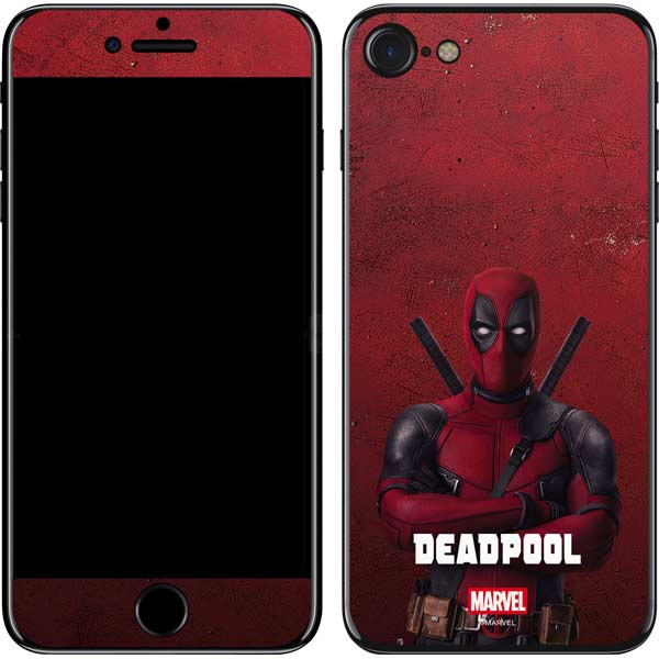 Marvel Deadpool Legacy Deadpool Red Poster iPhone SE (2nd & 3rd Gen) Skin
