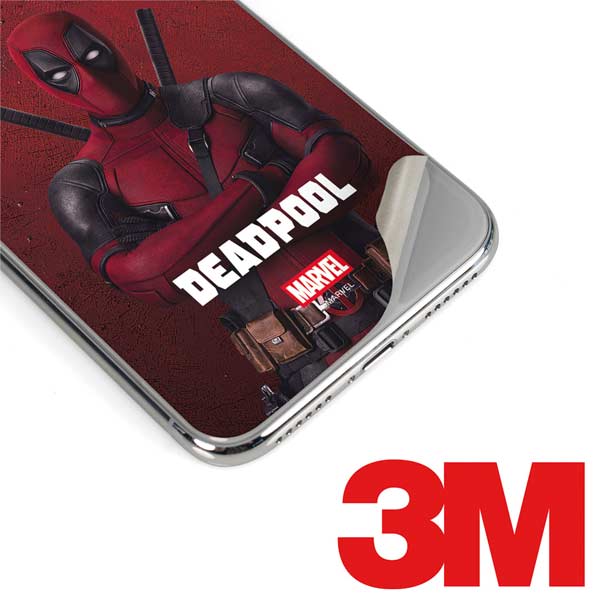 Marvel Deadpool Legacy Deadpool Red Poster iPhone XS Max Skin