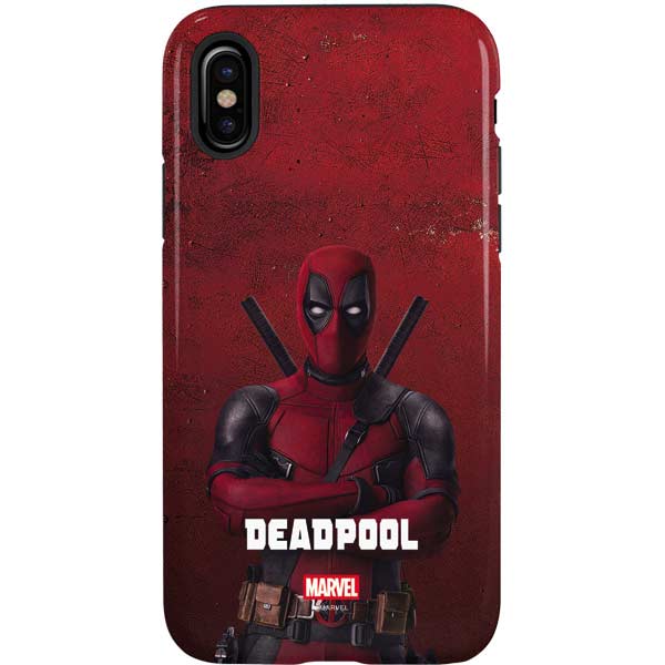 Marvel Deadpool Legacy Deadpool Red Poster iPhone XS Pro Case