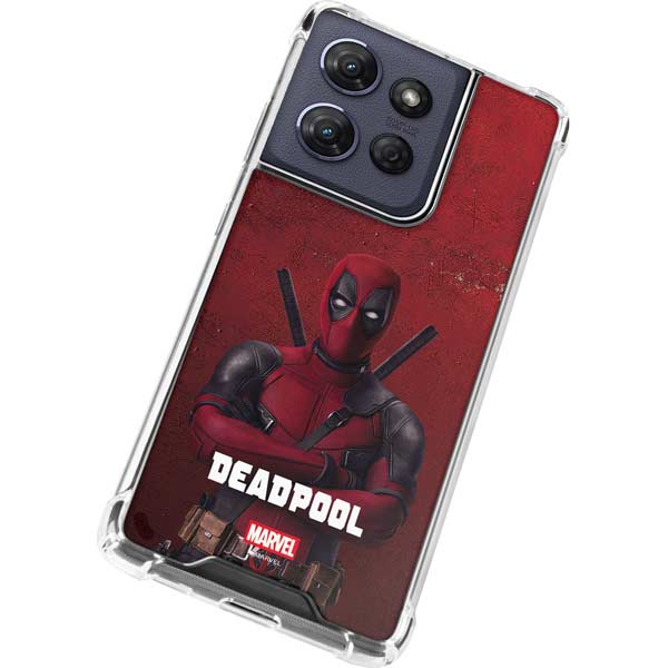 Marvel Deadpool Legacy Deadpool Red Poster Moto G 5G (2025) Clear Case